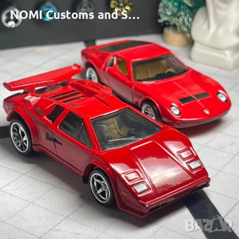 Hot Wheels Lamborghini Countach & Miura SV