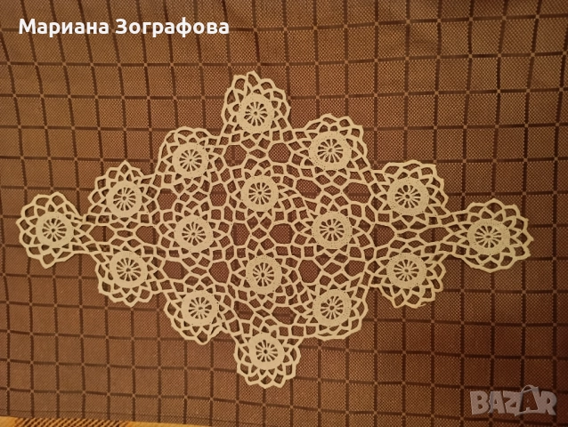 Ковьори "Българска бродерия", - Плетива на 1 кука, - Родопски терлици, от стари времена, снимка 13 - Антикварни и старинни предмети - 50036179