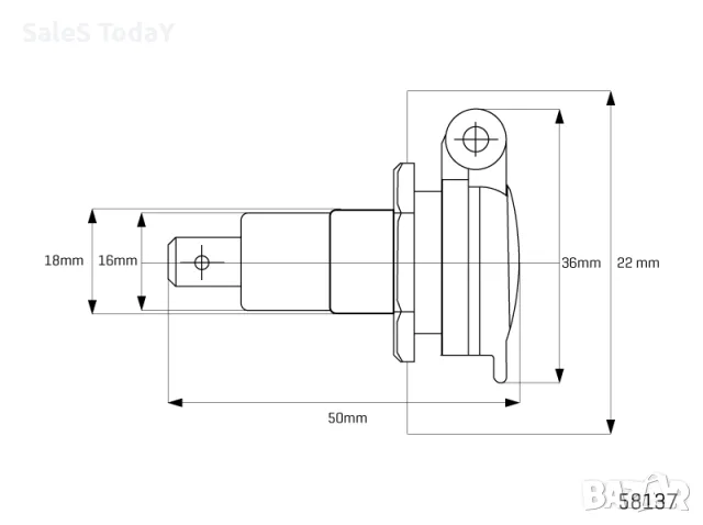 Генздо за запалка, 15A, 12/24V, снимка 2 - Аксесоари и консумативи - 48374867