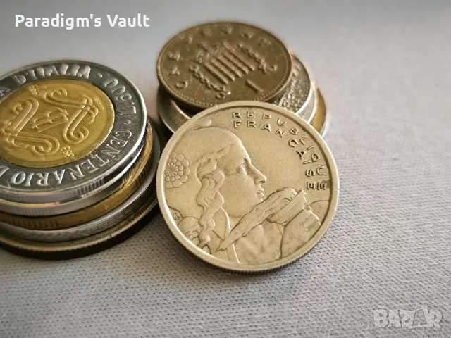 Монета - Франция - 100 франка | 1955г.; серия B, снимка 2 - Нумизматика и бонистика - 47385816