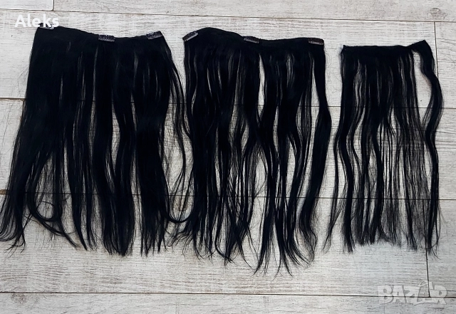 естествена коса 50 см , снимка 5 - Други - 52668834
