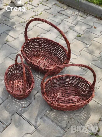 Кафяви овални кошници