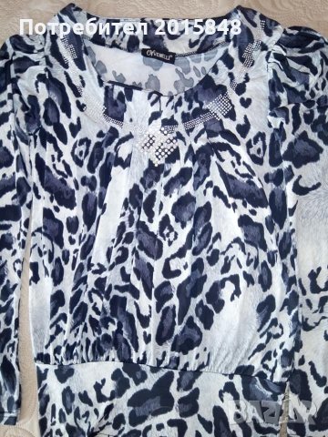 Елегантна дамска блуза с дълъг ръкав, снимка 3 - Блузи с дълъг ръкав и пуловери - 37871540