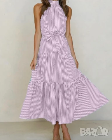 Рокля лилаво раие 