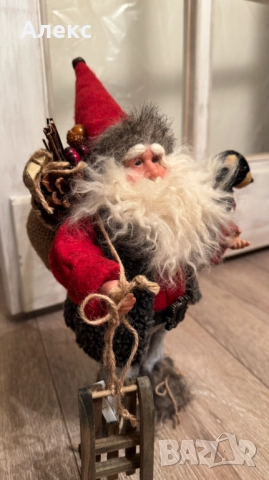 Винтидж Дядо Коледа с мигли:) Норвегия., снимка 3 - Декорация за дома - 52761565