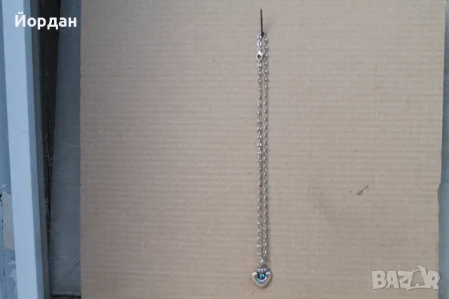 Сребърно дамско колие, снимка 1 - Колиета, медальони, синджири - 49532233
