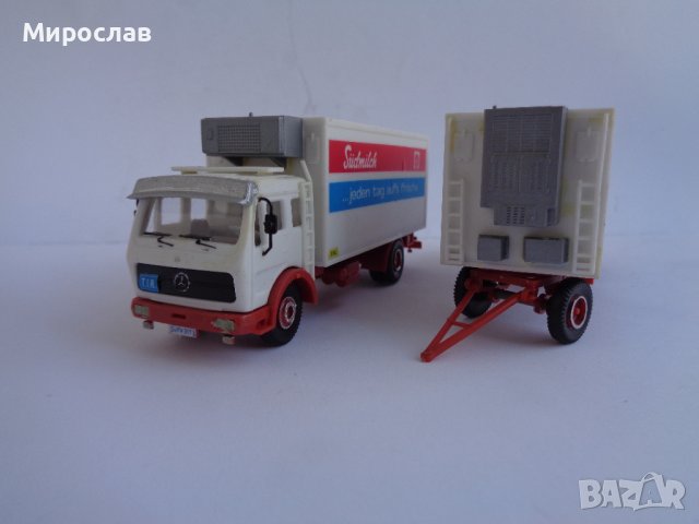 KIBRI H0 1/87 MERCEDES КАМИОН МОДЕЛ ИГРАЧКА КОЛИЧКА, снимка 2 - Колекции - 43675494