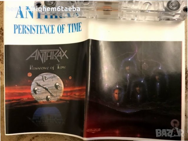 Рядка касетка! Anthrax - Persistence of Time - Unison, с разгъваща се обложка