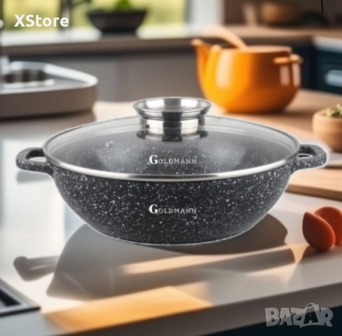 Тенджера Goldmann 24/28/32/36 см., плитка, Лят алуминий, Керам. покр., Индукция, снимка 3 - Съдове за готвене - 52507439