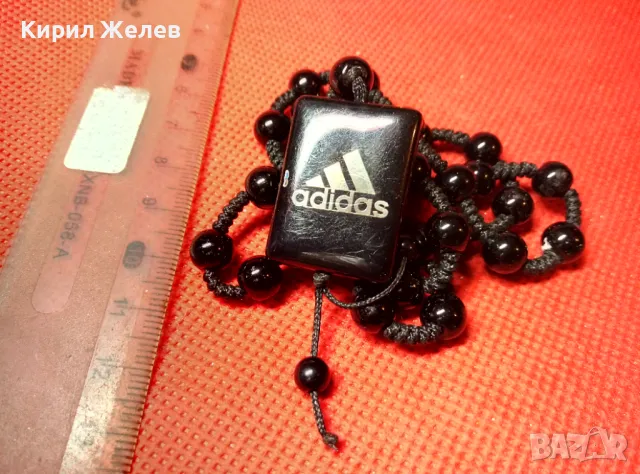 ADIDAS Маркова ФЕШЪН АРТ БРОЕНИЦА ОГЪРЛИЦА от ЧЕРЕН ОНИКС АДИДАС 37391, снимка 7 - Други ценни предмети - 47284437
