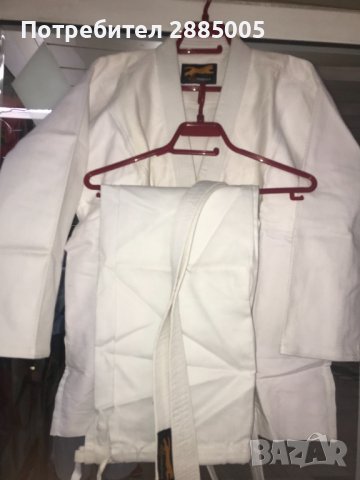 Комплект кимоно,панталон и колан за карате , джудо и айкидо размер 4/170 , чисто ново