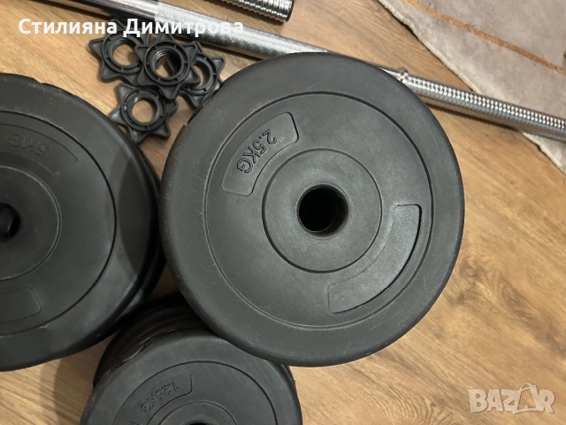 Сет тежести, снимка 3 - Фитнес уреди - 52841655
