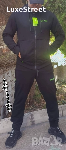 Мъжки Памучен Екип - лого Бродирано 🤍Hugo Boss 