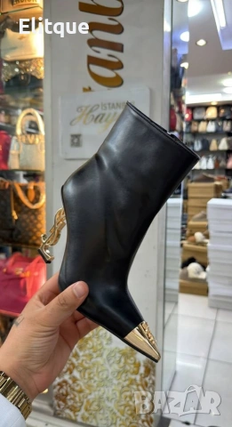 дамски боти на ток ysl saint laurent 