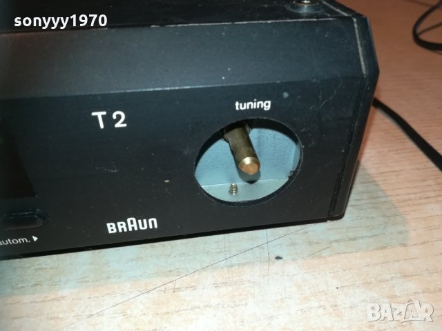 braun t2 tuner germany 2303211232, снимка 7 - Ресийвъри, усилватели, смесителни пултове - 32270858