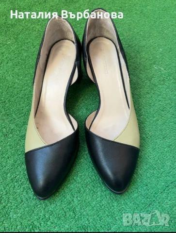 Елегантни дамски обувки от естествена кожа, снимка 1