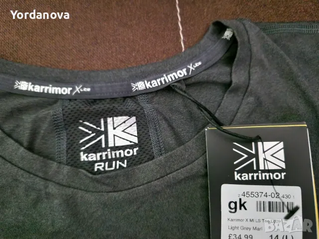 Спортна дамска блуза на марката Karrimor, снимка 2 - Тениски - 49604234