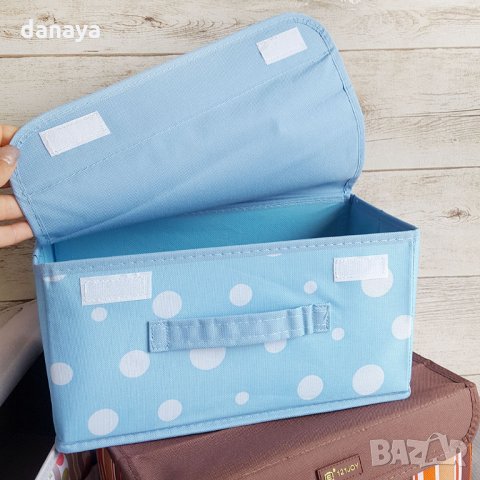 2200 Текстилна сгъваема кутия за съхранение органайзер, снимка 3 - Органайзери - 33274952