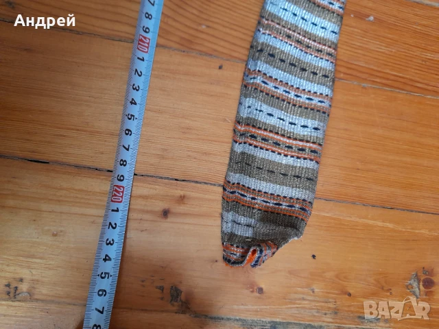 Стар сърмен колан за носия,Сая #6, снимка 7 - Антикварни и старинни предмети - 50462205