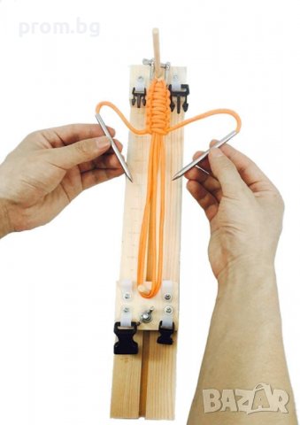 дървен стан за плетене на гривни, Паракорд, въжета, Paracord, снимка 2 - Други - 39630191