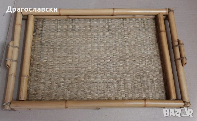 Подноси: красив метален поднос с танцова сцена, шут, бамбук, чиния, пепелник, снимка 5 - Други - 42457144