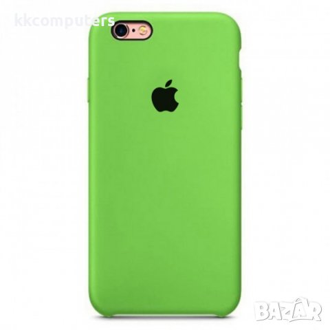 Силиконов кейс Silicone Case за Apple, За iPhone 11 (6.1), Зелен, снимка 1 - Калъфи, кейсове - 37814914