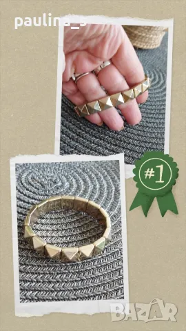 Гривни / Уникална гривна с камъни, снимка 12 - Гривни - 29282026