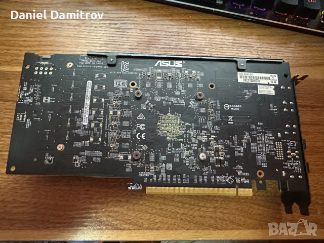 Видео карта AMD ASUS RX 580 8GB DUAL, снимка 2 - Видеокарти - 53476853