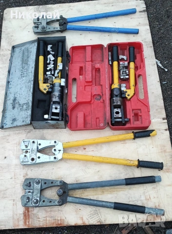 Кербовачни клещи кримпващи *5броя*