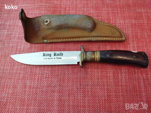 Нож ножка лов и риболов античен King Knife , снимка 8 - Ножове - 50112345