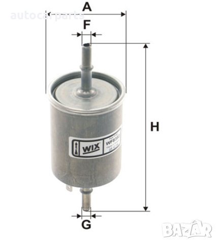 Горивен филтър WIX за Шевролет и Деу бензинови двигатели, снимка 1 - Части - 43561514