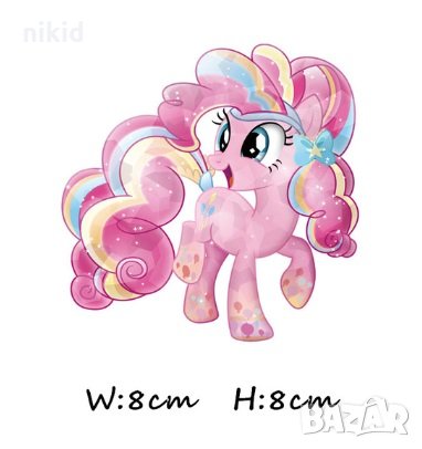 различни Малкото Пони My little Pony щампа термо апликация картинка за дреха блуза чанта, снимка 3 - Други - 28263177
