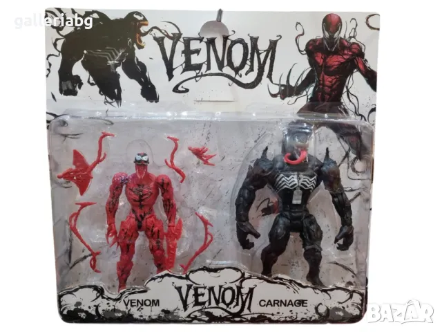 Комплект фигурки Венъм и Карнидж (Venom & Carnage)