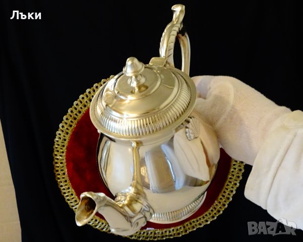 Бронзова кана,чайник,1 л.,940 гр.,уникален релеф, снимка 7 - Антикварни и старинни предмети - 39182939