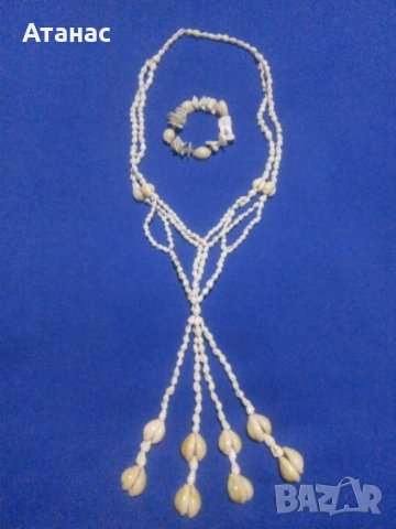 Рапанена огърлица комплект с рапанена гривна, снимка 1