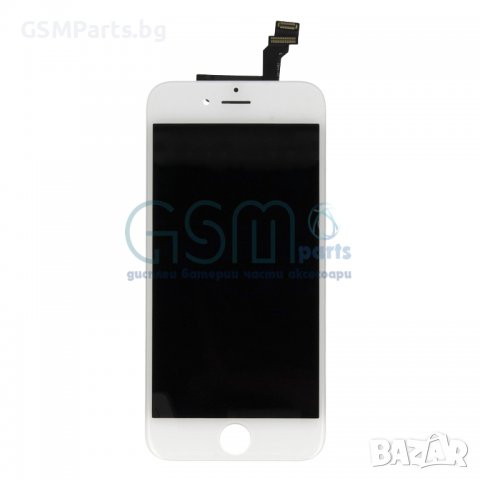 LCD Дисплей + Тъч скрийн за Apple iPhone 6G - Бял/Черен, снимка 1 - Резервни части за телефони - 38870080