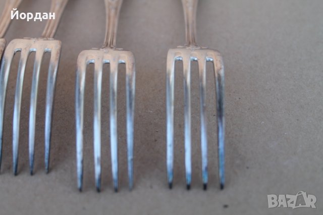 6 броя посребрени вилици , снимка 11 - Прибори за хранене, готвене и сервиране - 43231137