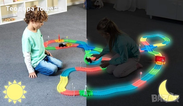 Детска светеща писта 220 части, снимка 4 - Коли, камиони, мотори, писти - 52863208
