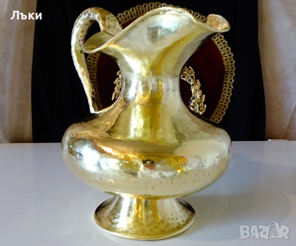 Царска бронзова кана за вино 3 л.,позлата. , снимка 5 - Антикварни и старинни предмети - 52806113