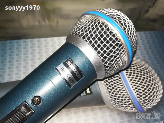 shure beta 58s-profi-внос швеицария, снимка 5 - Микрофони - 29035788