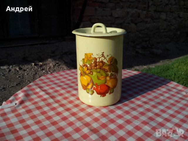 Стара Емайлирана тенджера #6