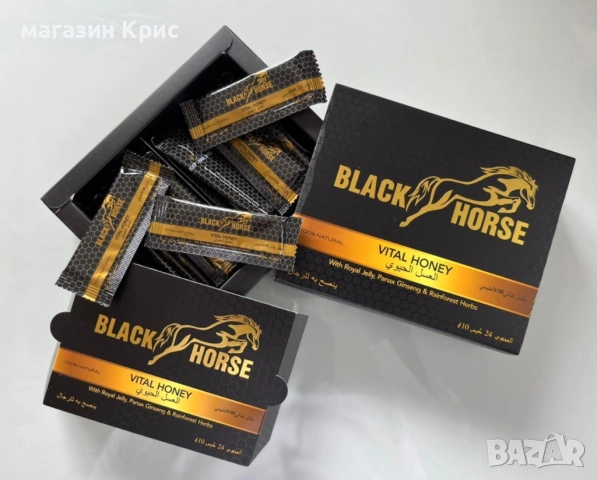 Black Horse epimedium 24x10gr / BLACK HORSE епимедиум сашета