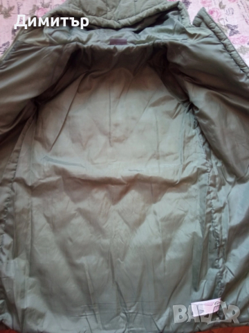 Зелена дамска зимна шуба 164 см. - ново, снимка 4 - Якета - 52007071