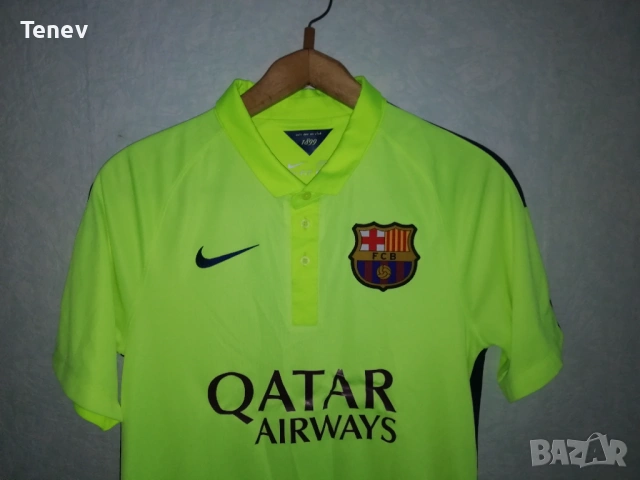 Barcelona Neymar Jr Nike оригинална тениска фланелка Неймар Барселона трети екип 2014/2015 , снимка 4 - Тениски - 53063682