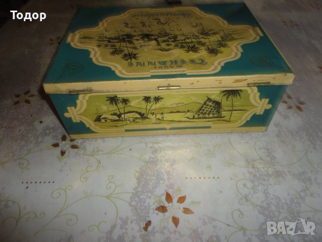 Страхотна ламаринена тенекиена кутия 6, снимка 2 - Антикварни и старинни предмети - 43775823