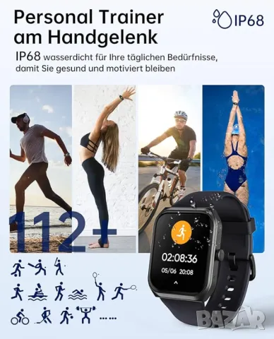 Нов TUYOMA Смарт часовник, снимка 2 - Друга електроника - 49087070