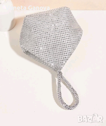 Текстилна вечерна чантичка за ръка, снимка 6 - Чанти - 44905351