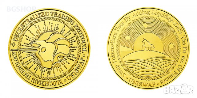 Uniswap coin ( UNI ) - Gold, снимка 1