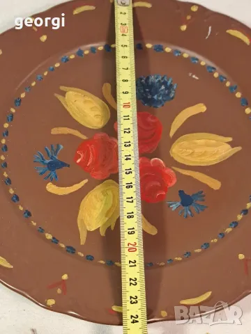 две декоративни ръчноизрисувани чинии за стена   21/2, снимка 8 - Декорация за дома - 49156034