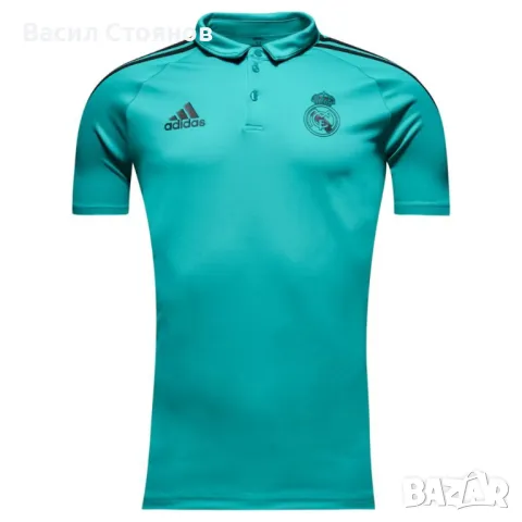 Adidas Real Madrid Travel 2018 Polo Shirt - размер L, снимка 1 - Фен артикули - 49175034